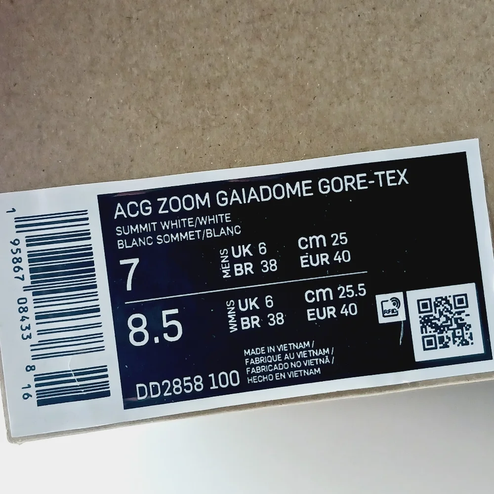 Nike Air Zoom Gaiadome Gore-Tex Lace-Up Bbots Size 7 Men/8.5 Women - Picture 10 of 12